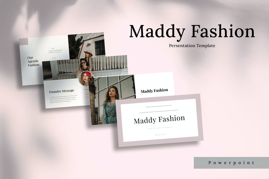 قالب پاور پوینت Maddy – Fashion PowerPoint