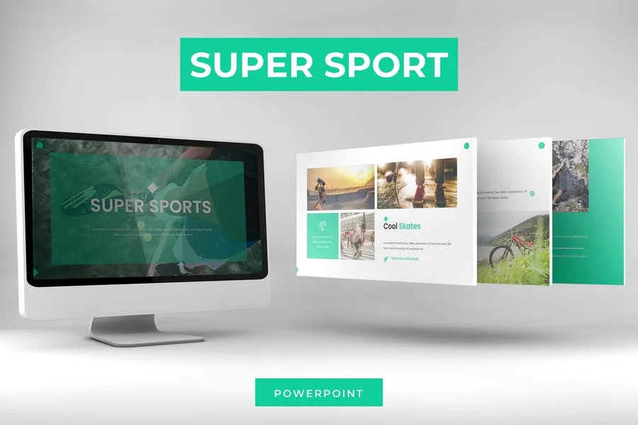 قالب پاورپوینت ورزشی Super Sports – Powerpoint